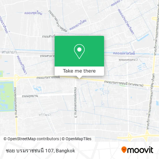ซอย บรมราชชนนี 107 map