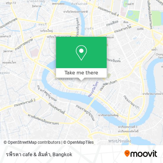 รพีรดา cafe & ส้มตำ map