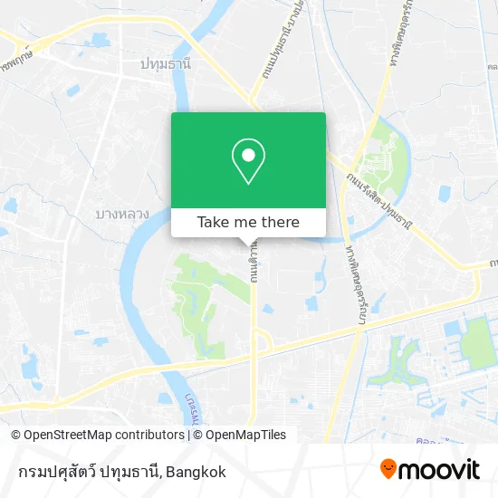 กรมปศุสัตว์ ปทุมธานี map