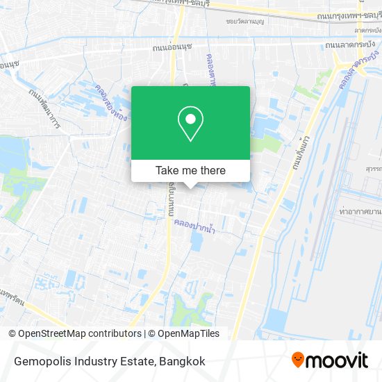 Gemopolis Industry Estate map