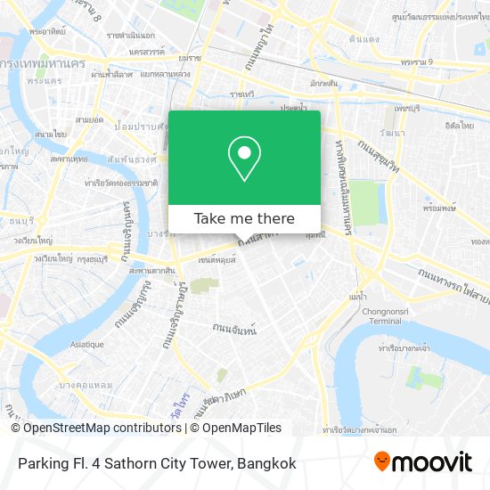 Parking Fl. 4 Sathorn City Tower map