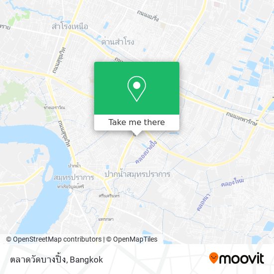 ตลาดวัดบางปิ้ง map