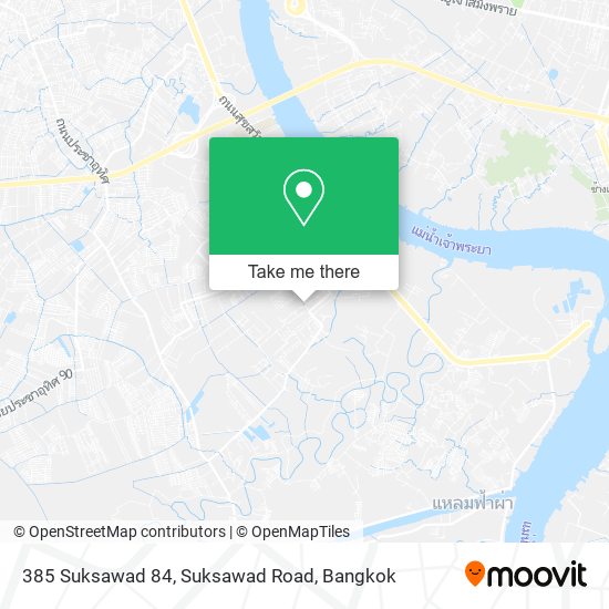 385 Suksawad 84, Suksawad Road map