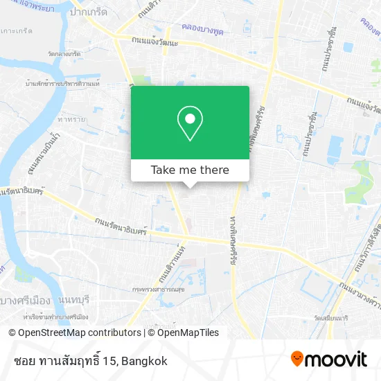 ซอย ทานสัมฤทธิ์ 15 map