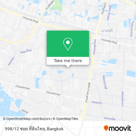 998/12 ซอย ที่ดินไทย map