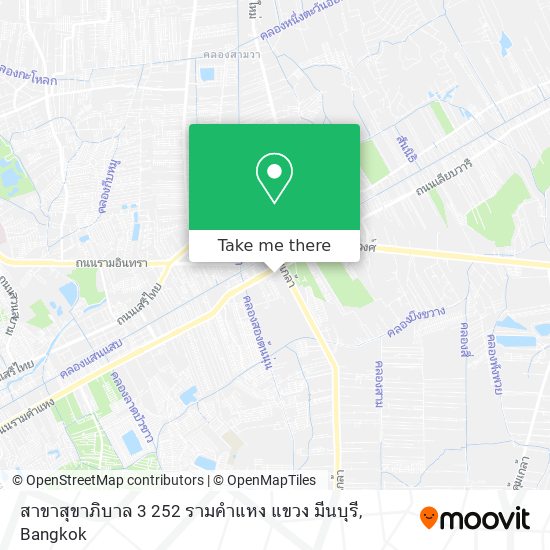 สาขาสุขาภิบาล 3 252 รามคำแหง แขวง มีนบุรี map
