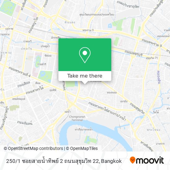 250 / 1 ซอยสายน้ำทิพย์ 2 ถนนสุขุมวิท 22 map