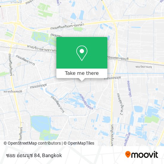 ซอย อ่อนนุช 84 map