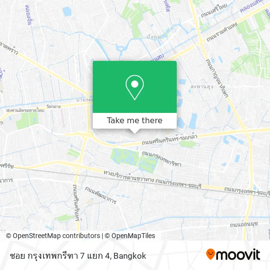 ซอย กรุงเทพกรีฑา 7 แยก 4 map