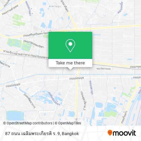 87 ถนน เฉลิมพระเกียรติ ร. 9 map