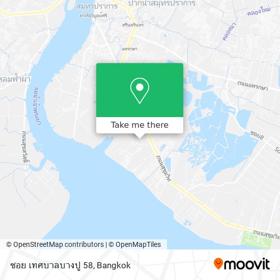 ซอย เทศบาลบางปู 58 map