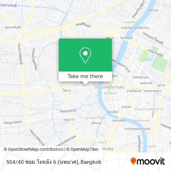 504/40 ซอย วังหลัง 6 (นพมาศ) map