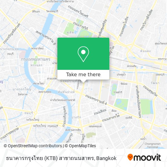 ธนาคารกรุงไทย (KTB) สาขาถนนสาทร map
