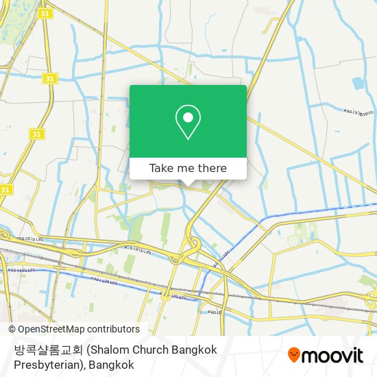 방콕샬롬교회 (Shalom Church Bangkok Presbyterian) map