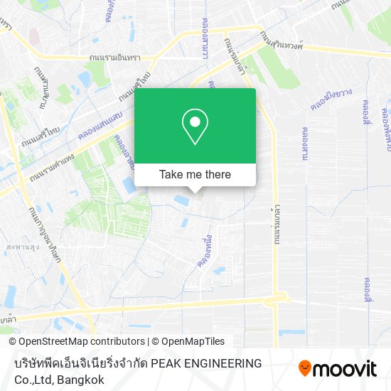 บริษัทพีคเอ็นจิเนียริ่งจำกัด PEAK ENGINEERING Co.,Ltd map