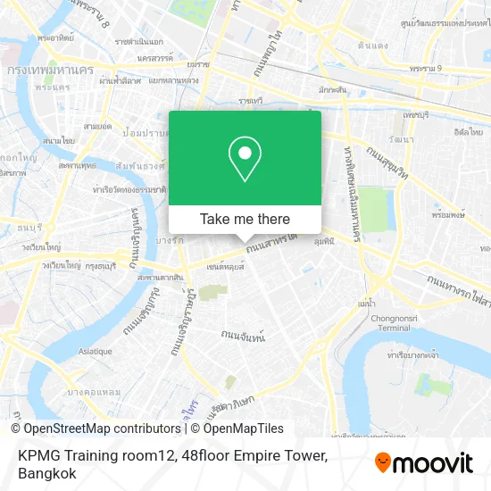KPMG Training room12, 48floor Empire Tower map