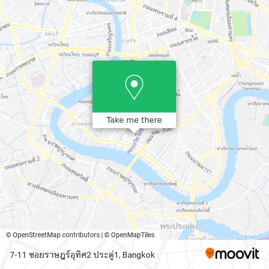 7-11 ซอยราษฎร์อุทิศ2 ประดู่1 map