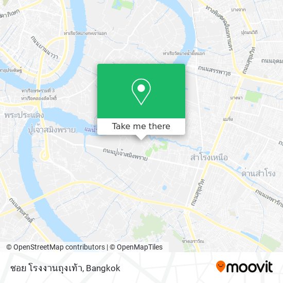 ซอย โรงงานถุงเท้า map