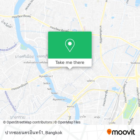 ปากซอยนครอินทร์1 map