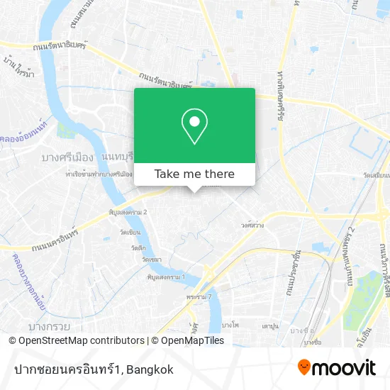 ปากซอยนครอินทร์1 map