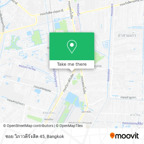 ซอย วิภาวดีรังสิต 45 map