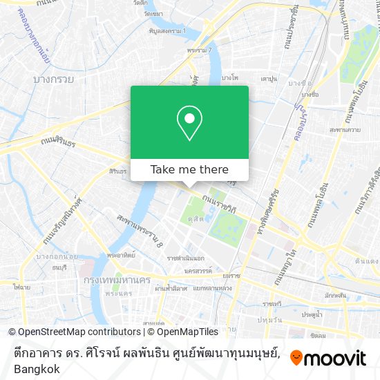 ตึกอาคาร ดร. ศิโรจน์ ผลพันธิน ศูนย์พัฒนาทุนมนุษย์ map