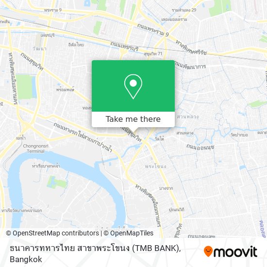 ธนาคารทหารไทย สาขาพระโขนง (TMB BANK) map