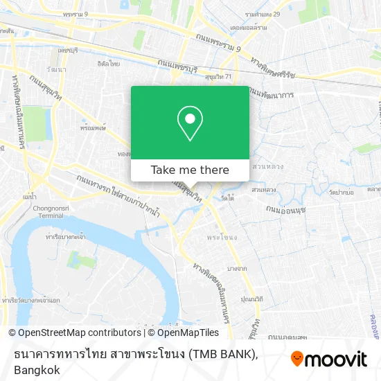 ธนาคารทหารไทย สาขาพระโขนง (TMB BANK) map