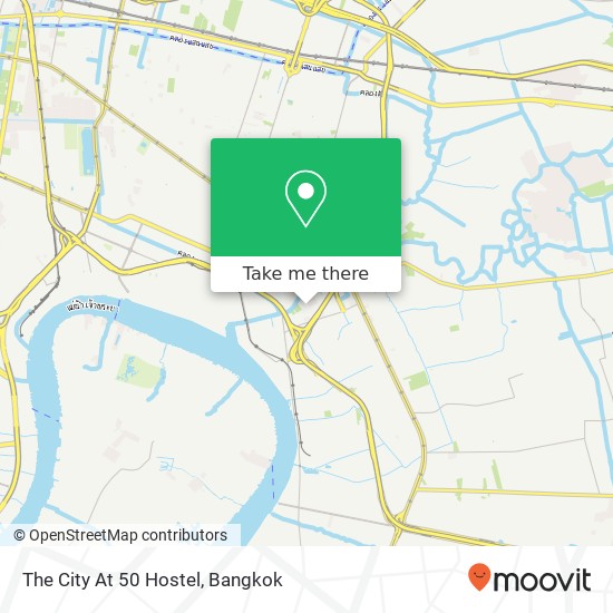 The City At 50 Hostel map