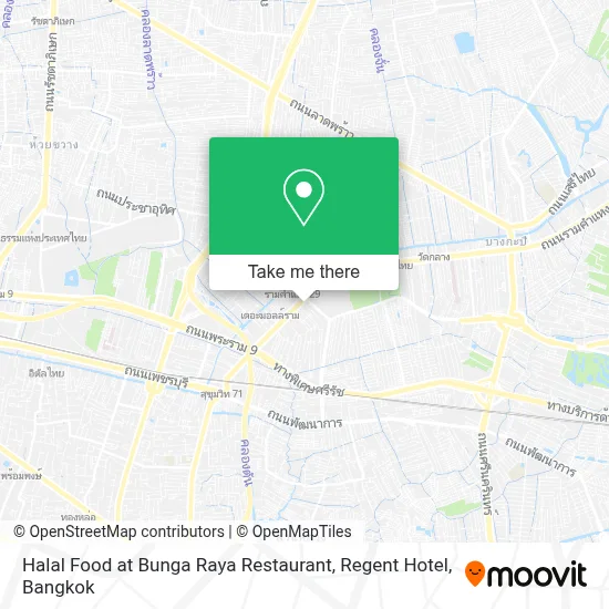 Halal Food at Bunga Raya Restaurant, Regent Hotel map