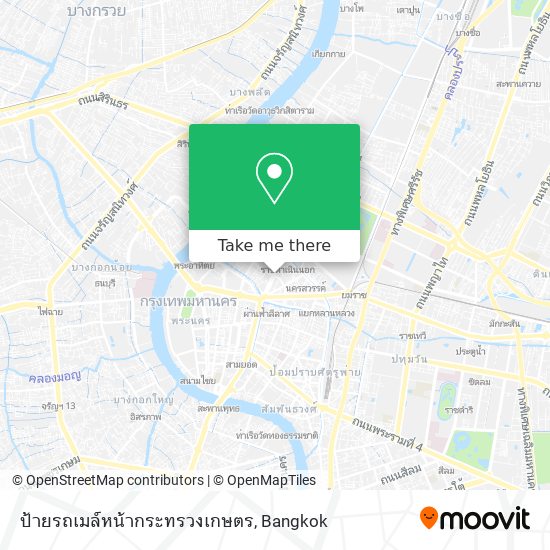 ป้ายรถเมล์หน้ากระทรวงเกษตร map