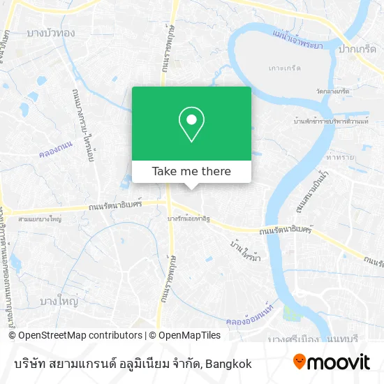 บริษัท สยามแกรนด์ อลูมิเนียม จำกัด map
