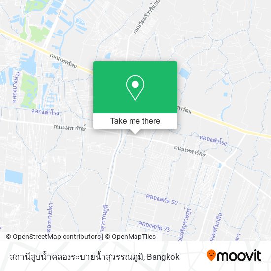 สถานีสูบน้ำคลองระบายน้ำสุวรรณภูมิ map