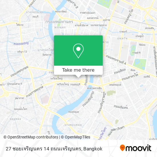 27 ซอยเจริญนคร 14 ถนนเจริญนคร map