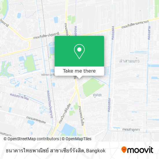 ธนาคารไทยพาณิชย์ สาขาเซียร์รังสิต map