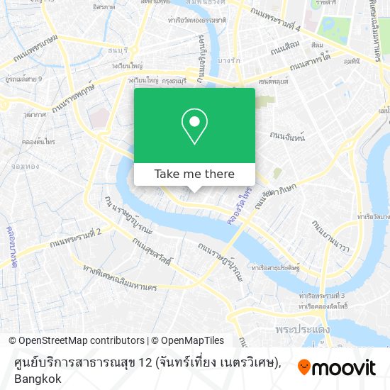 ศูนย์บริการสาธารณสุข 12 (จันทร์เที่ยง เนตรวิเศษ) map