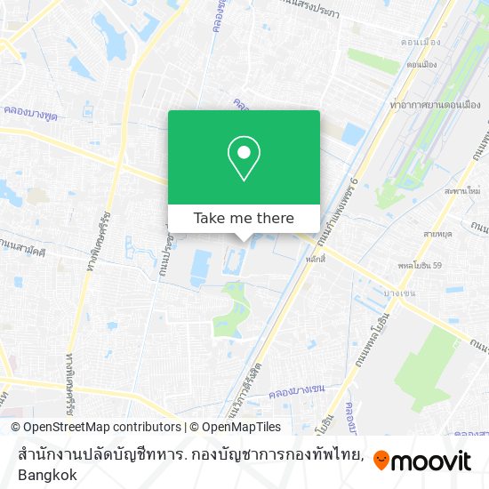 สำนักงานปลัดบัญชีทหาร. กองบัญชาการกองทัพไทย map