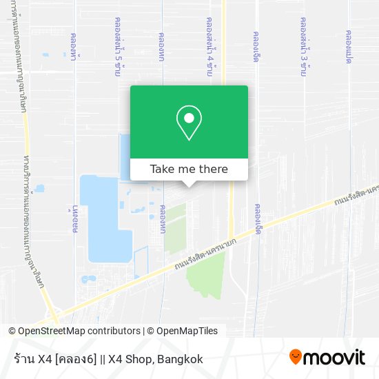 ร้าน X4 [คลอง6] || X4 Shop map