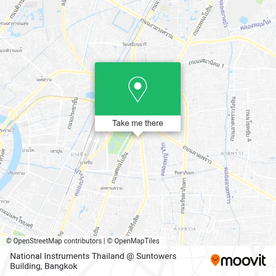 National Instruments Thailand @ Suntowers Building map
