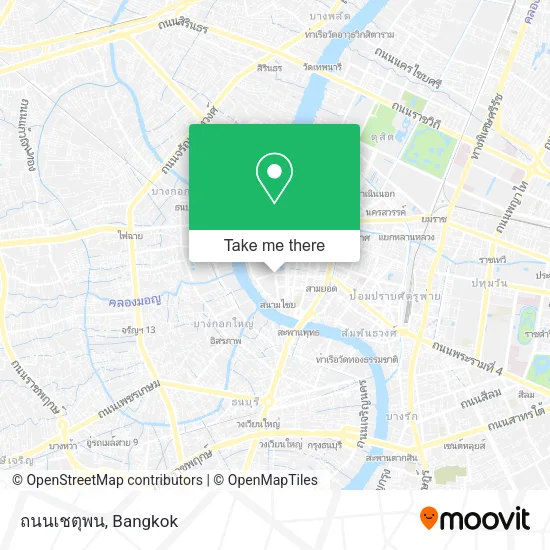 ถนนเชตุพน map