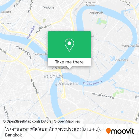 โรงงานอาหารสัตว์เบทาโกร พระประแดง(BTG-PD) map