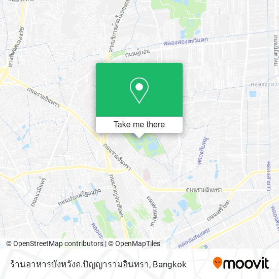 ร้านอาหารบังหวังถ.ปัญญารามอินทรา map