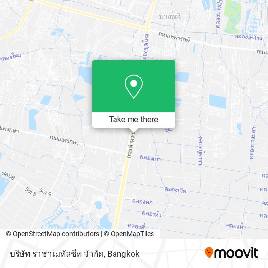 บริษัท ราชาเมทัลชีท จำกัด map