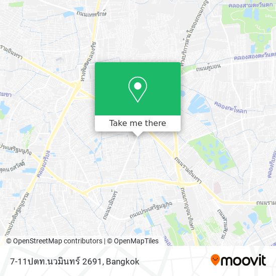 7-11ปตท.นวมินทร์ 2691 map