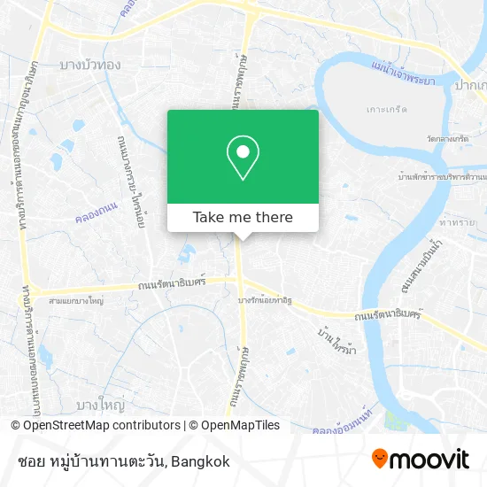 ซอย หมู่บ้านทานตะวัน map