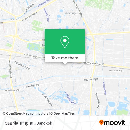 ซอย พัฒนาชุมชน map