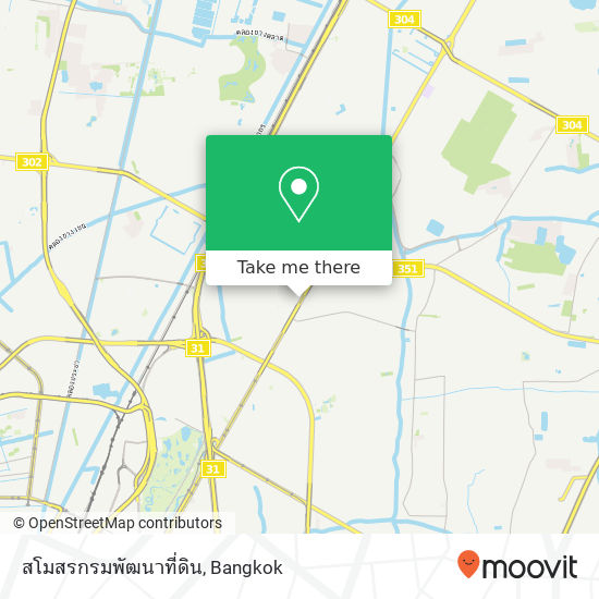 สโมสรกรมพัฒนาที่ดิน map