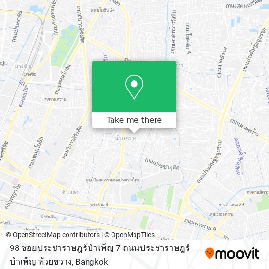 98 ซอยประชาราษฎร์บำเพ็ญ 7 ถนนประชาราษฎร์บำเพ็ญ ห้วยขวาง map