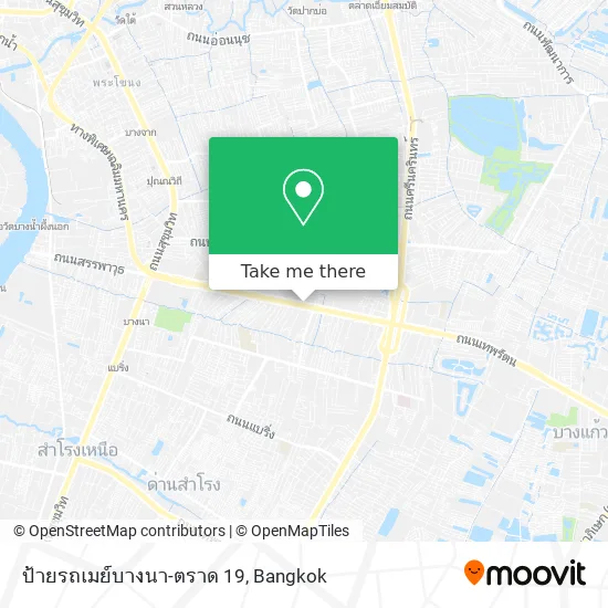 ป้ายรถเมย์บางนา-ตราด 19 map