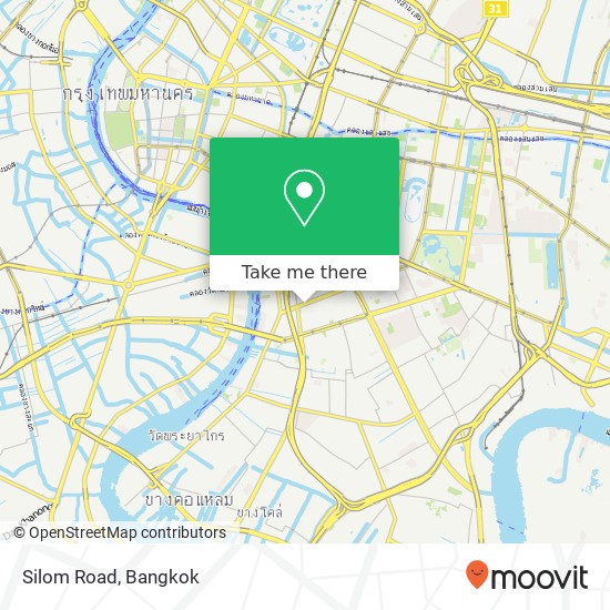 Silom Road map